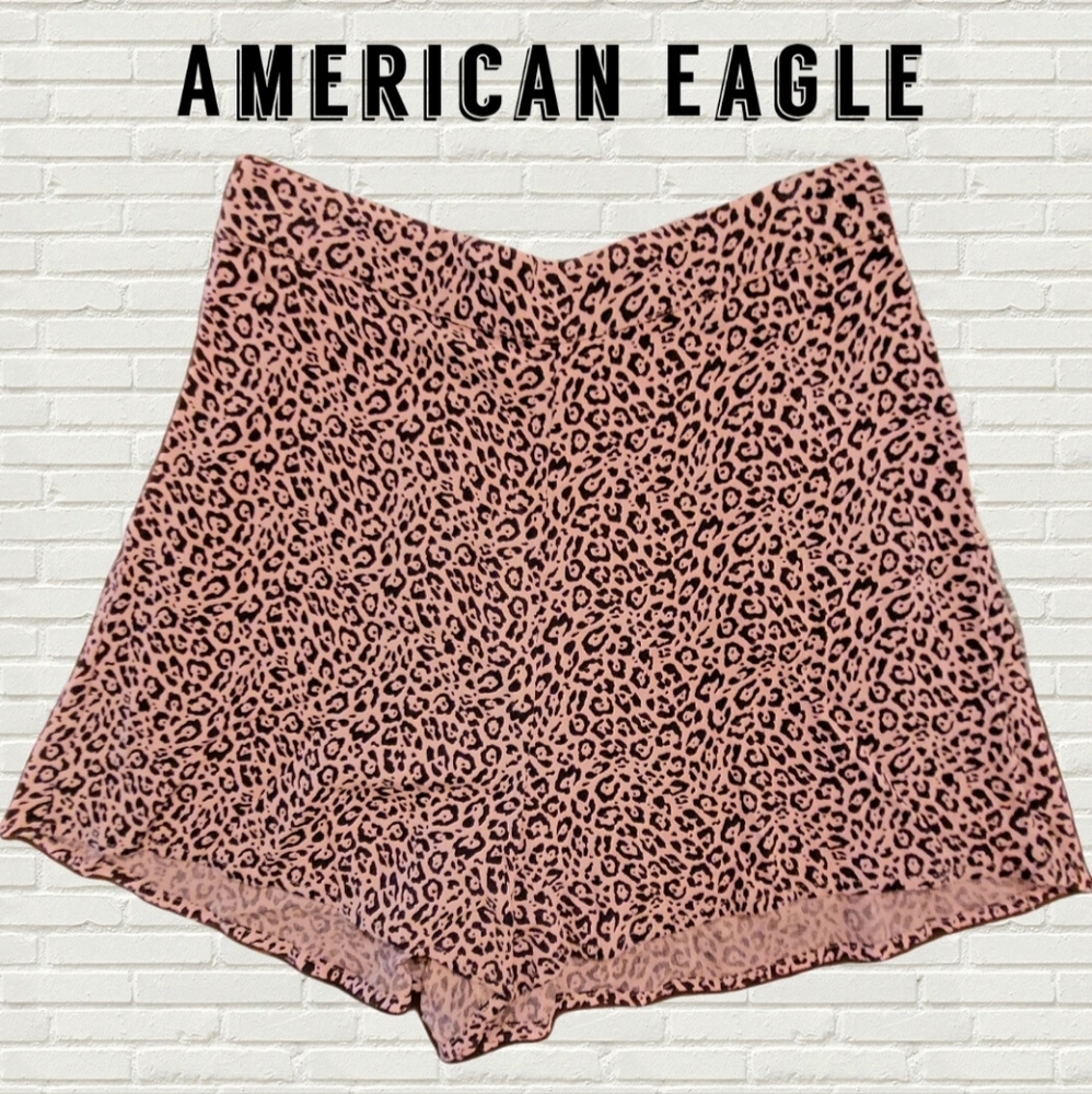American Eagle | 🐆 Cheetah High Waisted Leopard Print Shorts Women's Size XS/S